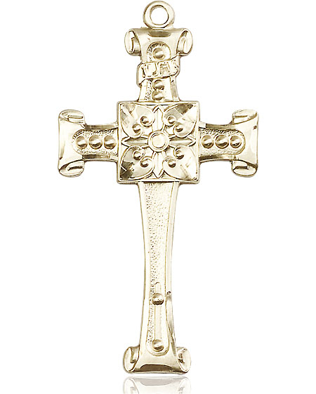 14kt Gold Cross Medal