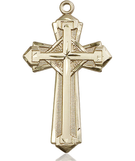 14kt Gold Cross Medal