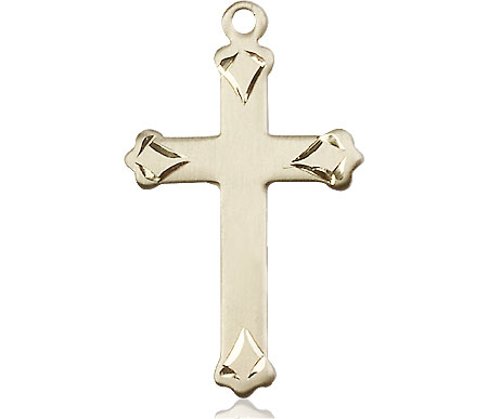 14kt Gold Cross Medal