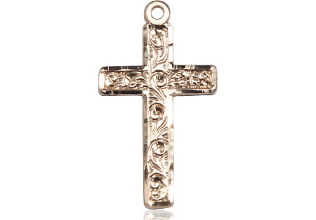 14kt Gold Cross Medal