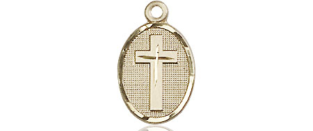 14kt Gold Cross Medal