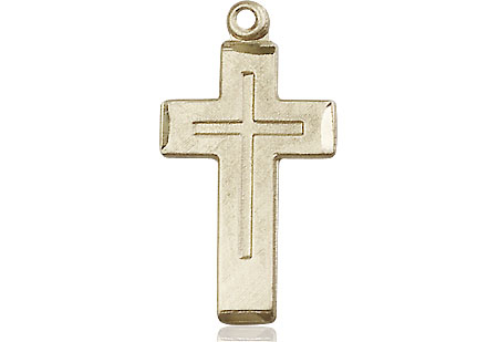 14kt Gold Cross Medal