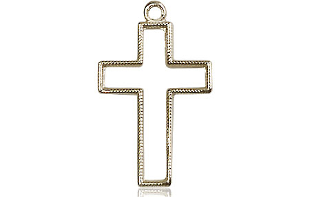 14kt Gold Cross Medal