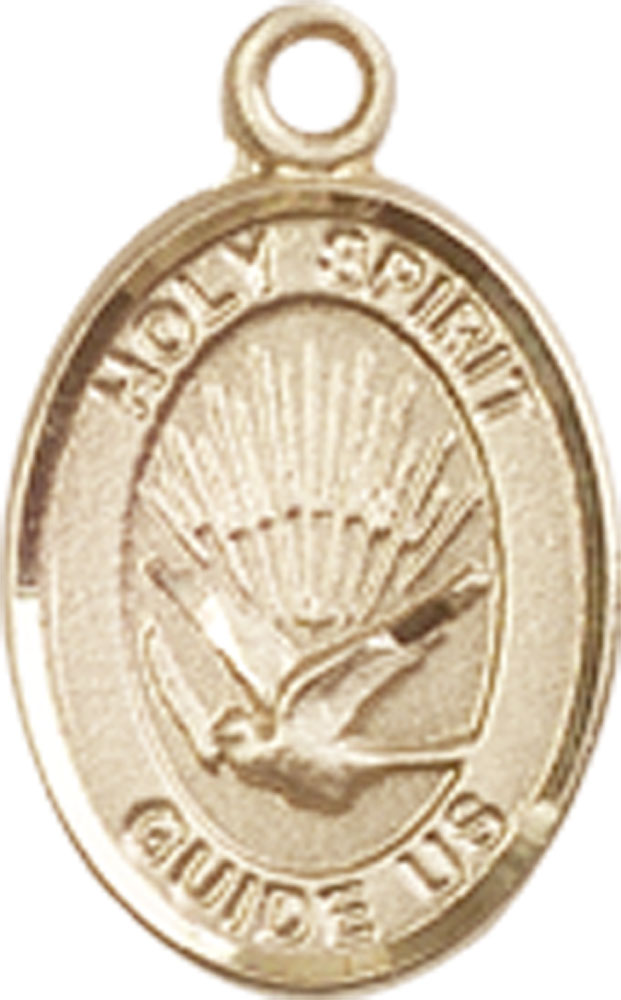 14kt Gold Holy Spirit Medal