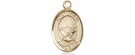 14kt Gold Holy Spirit Medal