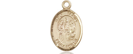 14kt Gold Holy Family Medal