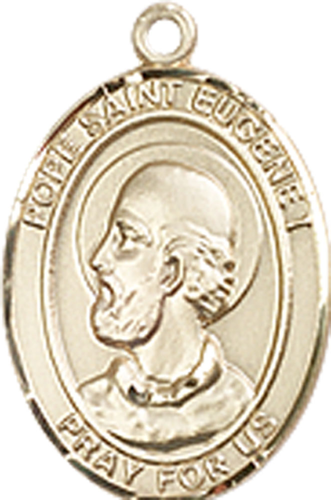 14kt Gold Pope St Eugene I Medal