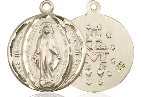 14kt Gold Miraculous Medal