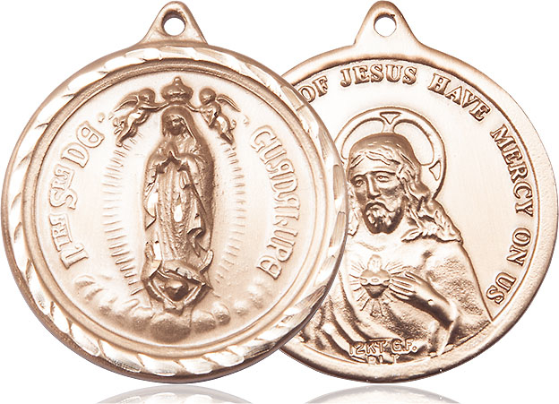 14kt Gold Our Lady of Guadalupe Medal