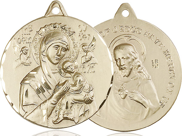 14kt Gold Our Lady of Perpetual Help Medal