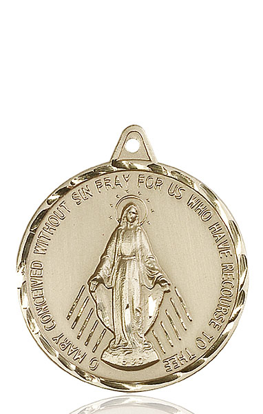 14kt Gold Miraculous Medal