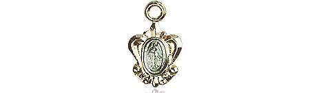 14kt Gold Miraculous Medal