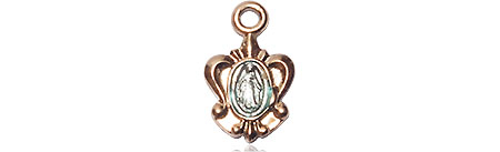 14kt Gold Miraculous Medal