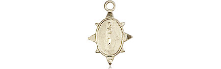 14kt Gold Miraculous Medal