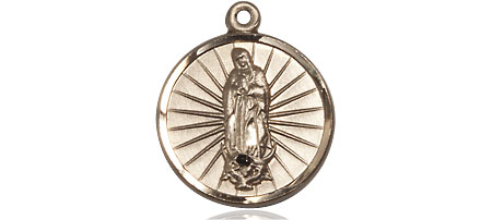 14kt Gold Our Lady of Guadalupe Medal