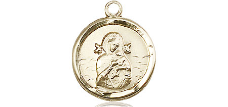 14kt Gold Our Lady of Perpetual Help Medal