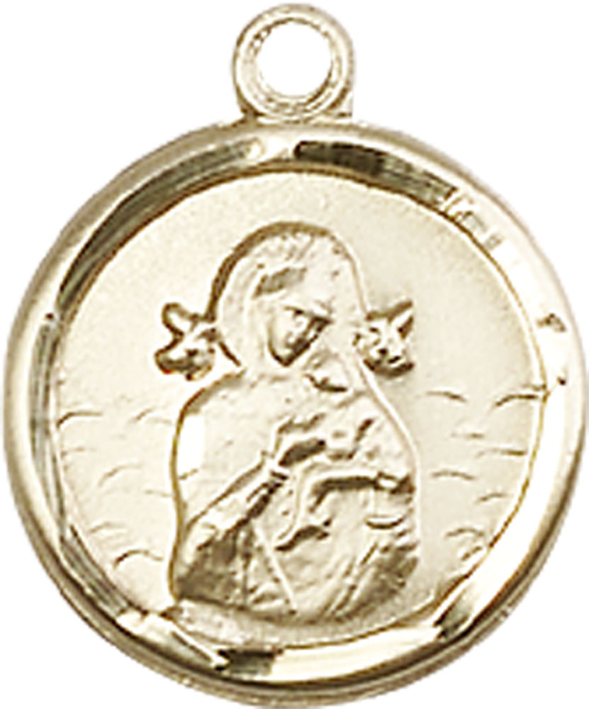 14kt Gold Our Lady of Perpetual Help Medal