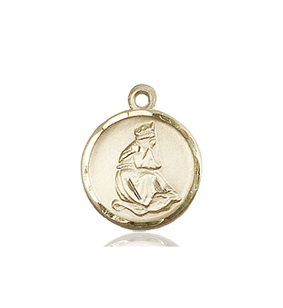 14kt Gold Our Lady of la Salette Medal