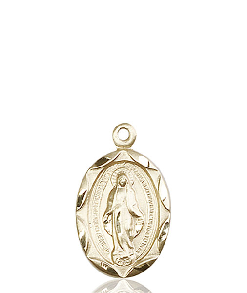 14kt Gold Miraculous Medal