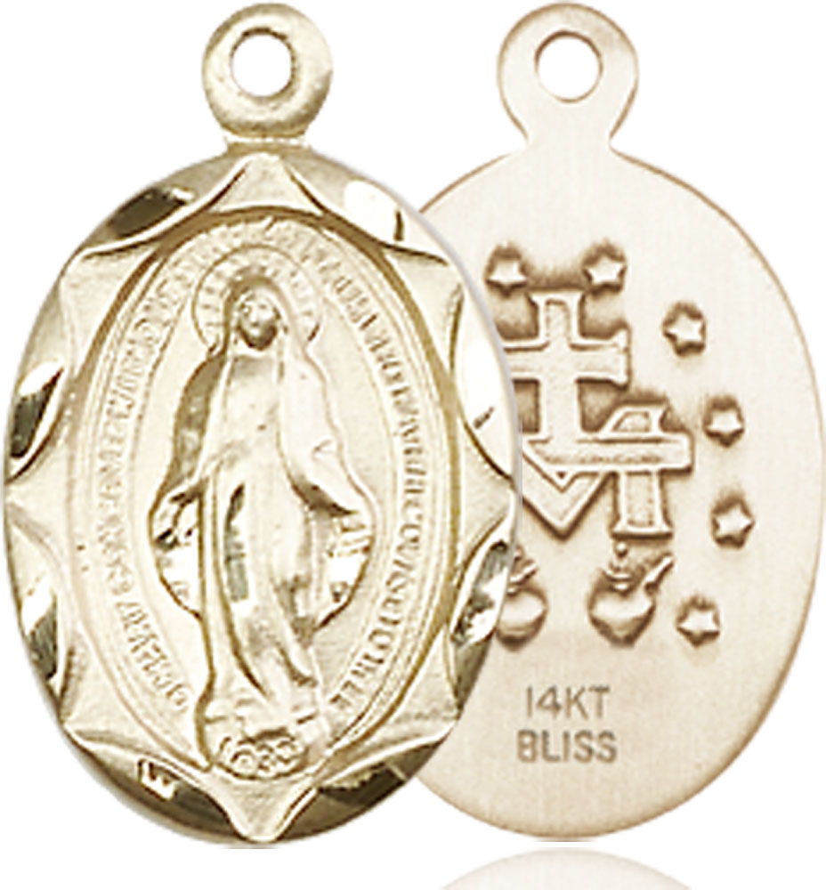 14kt Gold Miraculous Medal