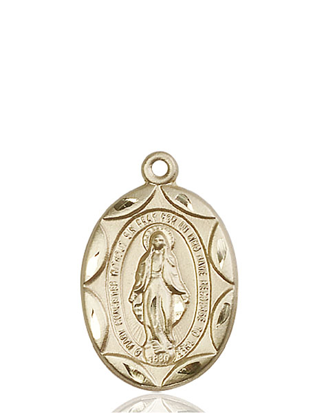 14kt Gold Miraculous Medal