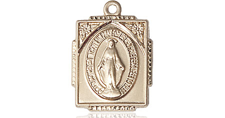 14kt Gold Miraculous Medal