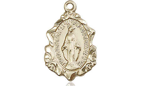 14kt Gold Miraculous Medal