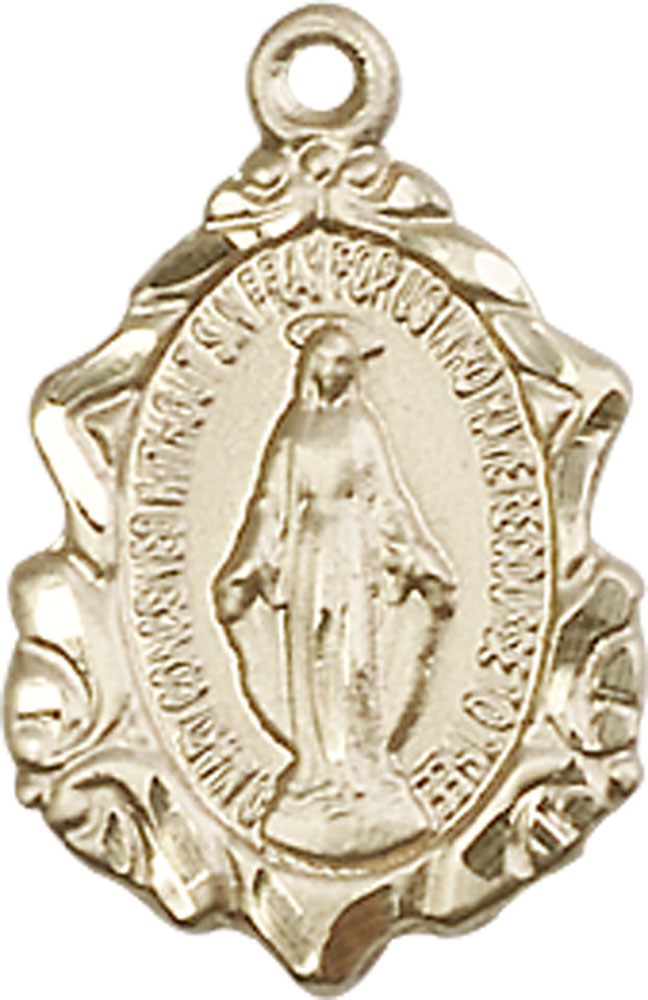 14kt Gold Miraculous Medal