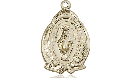 14kt Gold Miraculous Medal