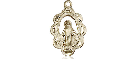 14kt Gold Miraculous Medal