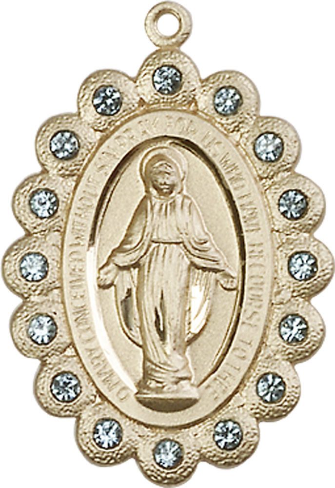 14kt Gold Miraculous Medal
