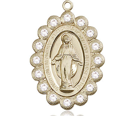 14kt Gold Miraculous Medal