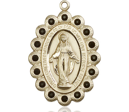 14kt Gold Miraculous Medal