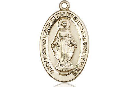 14kt Gold Miraculous Medal