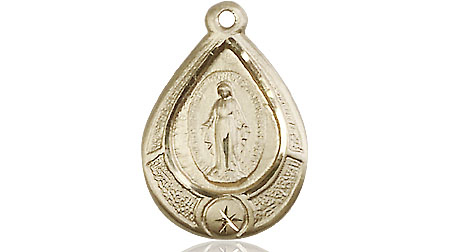 14kt Gold Miraculous Medal