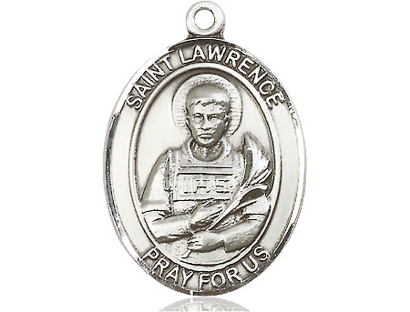 Sterling Silver Saint Lawrence Medal