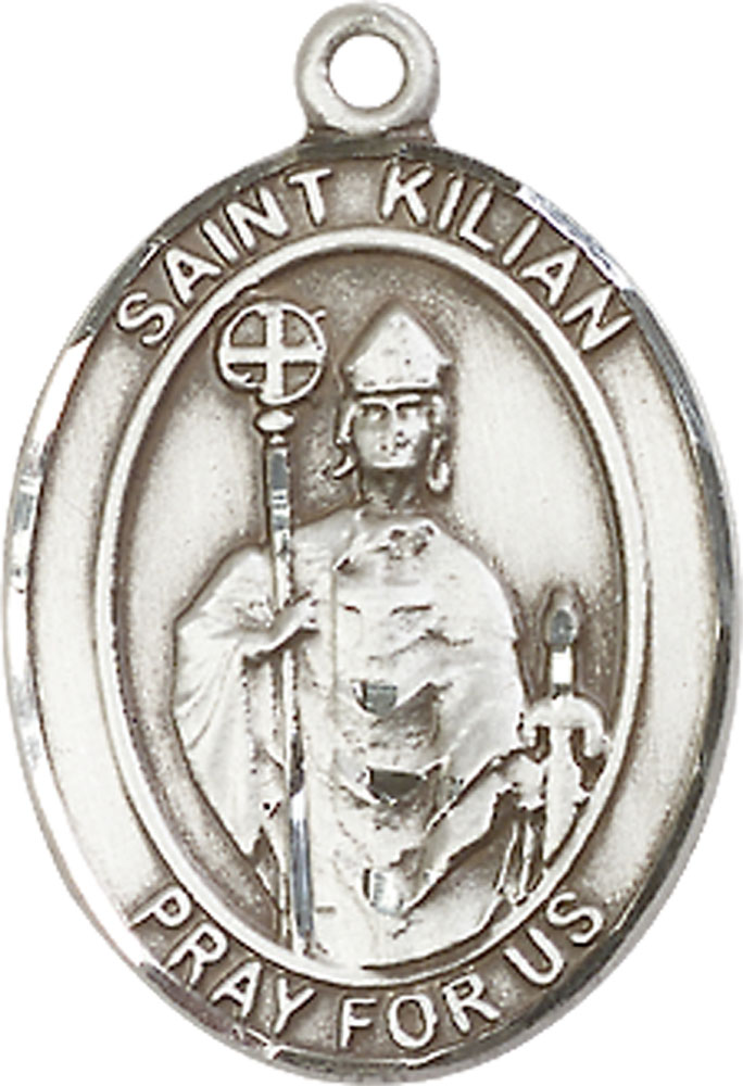 Sterling Silver Saint Kilian Medal