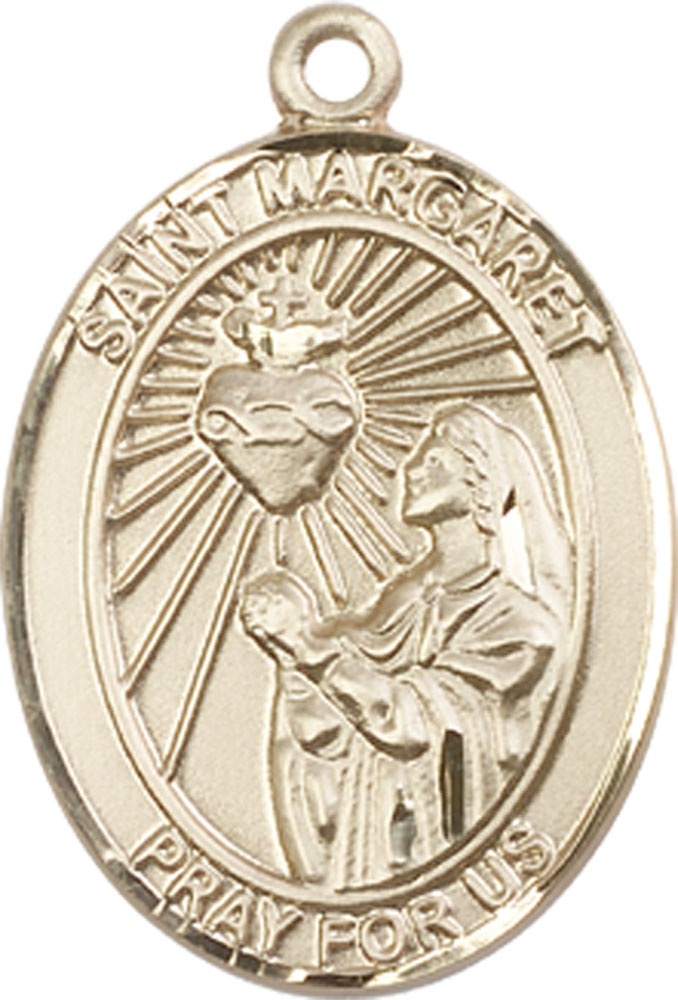 14kt Gold Filled Saint Margaret Mary Alacoque Medal
