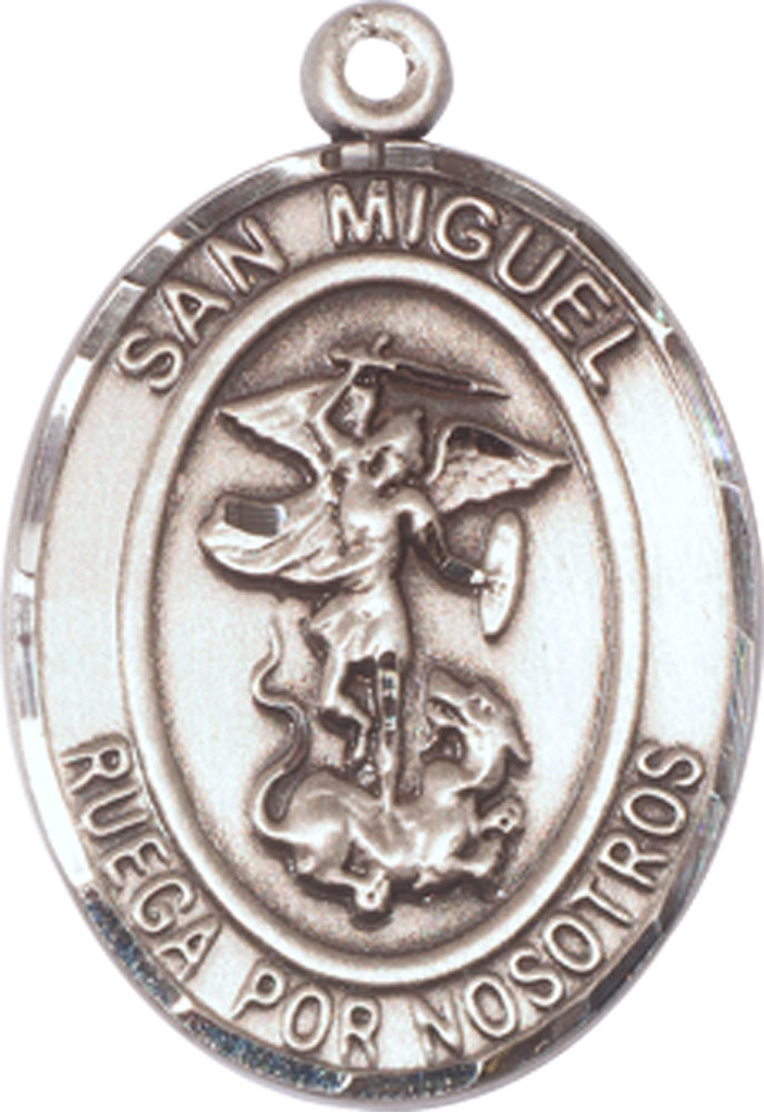 Sterling Silver San Miguel Arcangel Medal