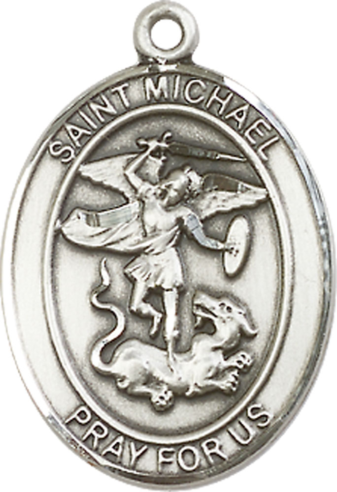 Sterling Silver Saint Michael the Archangel Medal