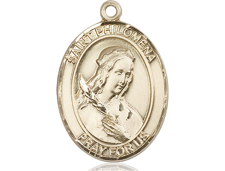 14kt Gold Filled Saint Philomena Medal