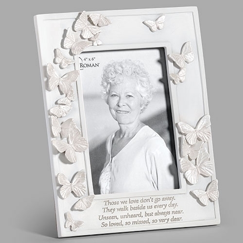 8.5"H Butterfly Memorial Frame