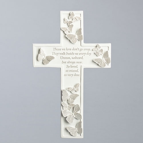 8"H Butterfly Memorial Wall