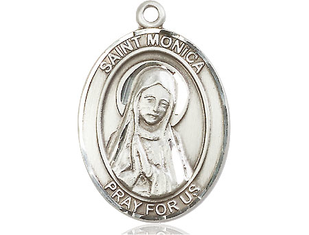 Sterling Silver Saint Monica Medal