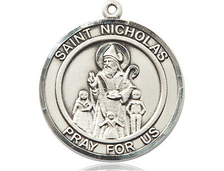 Sterling Silver Saint Nicholas Medal