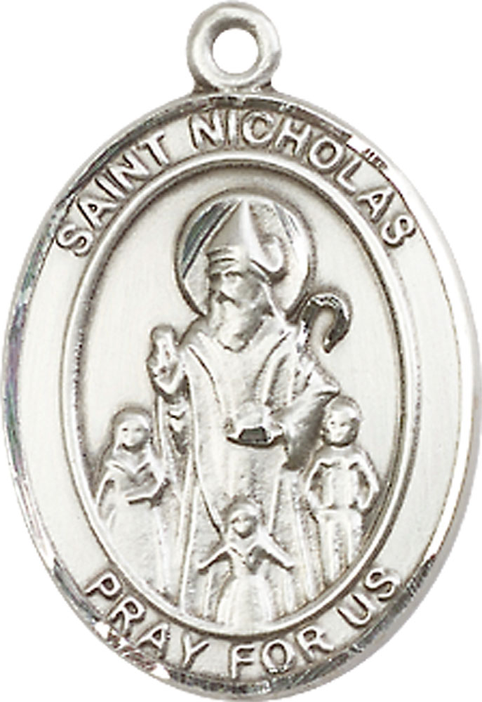 Sterling Silver Saint Nicholas Medal