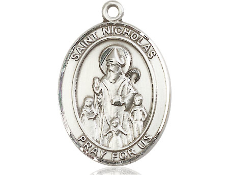 Sterling Silver Saint Nicholas Medal