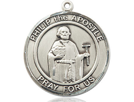 Sterling Silver Philip the Apostle Medal