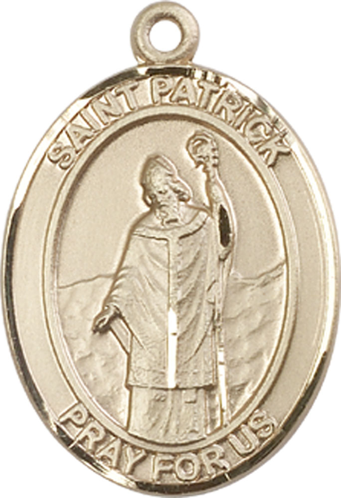 14kt Gold Filled Saint Patrick Medal