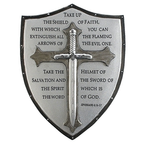 6.5&quot;H Armor Of God Wall Plaque
